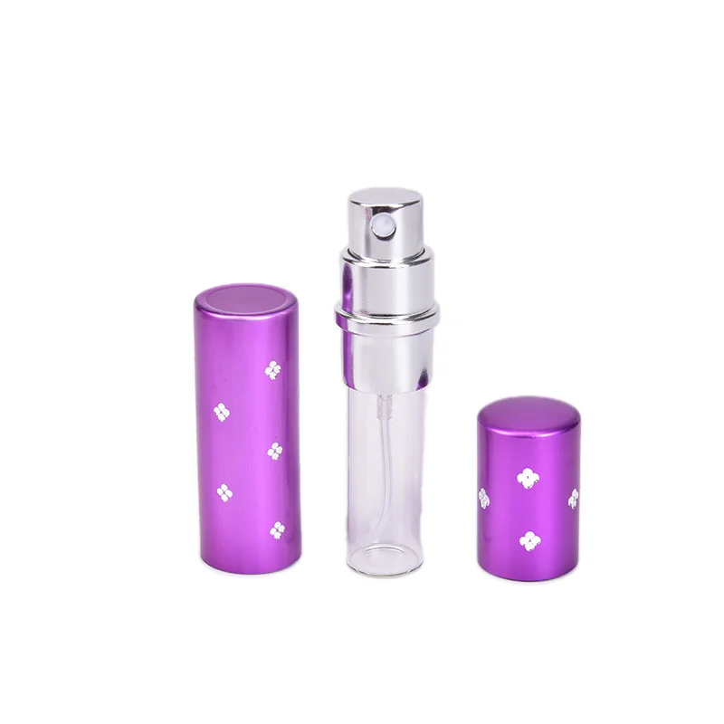 

5ml Refillable Mini Perfume Spray Bottle Aluminum Spray Atomizer Portable Travel Cosmetic Container Perfume Bottle