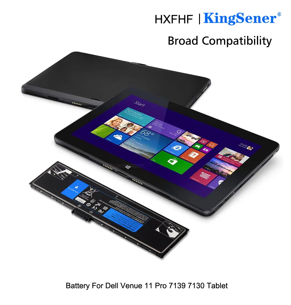 KingSener HXFHF Аккумулятор для ноутбука Venue 11 Pro(7130) 11 Pro(7139) 11 Pro 7310 HXFHF VJF0X 7,4 V 36WH 2 года гарантии