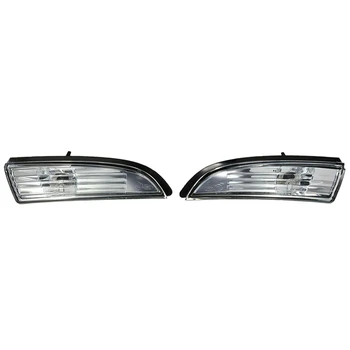 

1Pair Car Mirror Turn Signal Lights Door Wing Mirror Indicator Cover Light Repeater Housing for Ford Fiesta Mk8 2008-2016 Withou