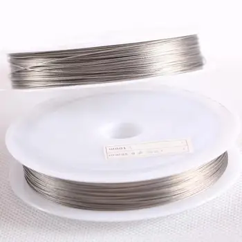 

0.38MMx50M Wire For Making Bracelet 2Rolls Beading Neckalce Rope String for Diy Rings Earring N069