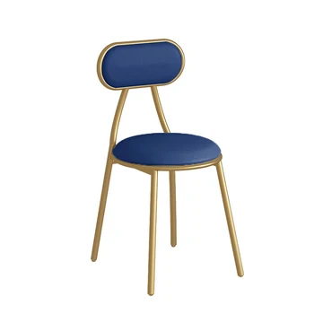 

Milk tea shop restaurant lounge chair back home dining European-style