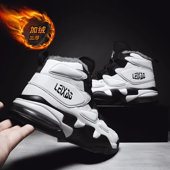 

Mens Shoes Casual Slip On Breathable Hot Sale Air Cushion Keep warm Sneakers Krasovki Winter Shoes Outdoor Flats Shoes CHANGTU