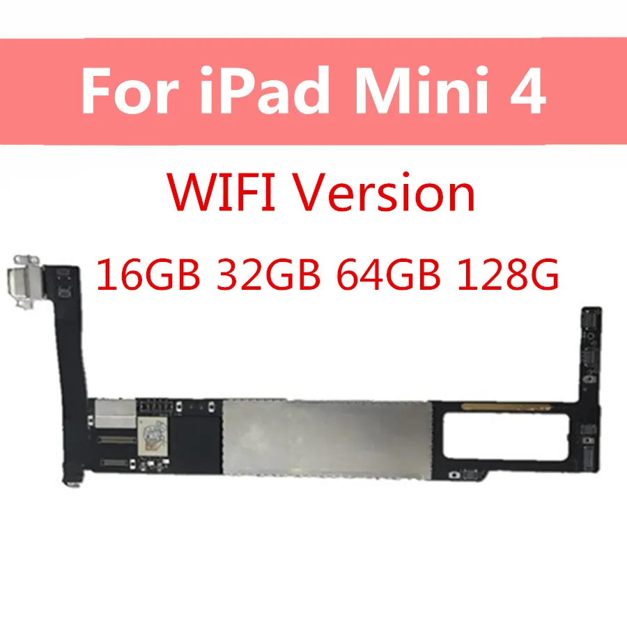 Материнская плата для iPad Mini 4 разблокированная материнская плата wifi версия для iPad Mini 4 материнская плата без/без Touch ID с IOS