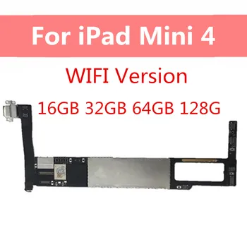 

Motherboard For iPad Mini 4 Unlocked Mainboard WIFI Version For iPad Mini 4 Logic Board Without / Without Touch ID With IOS
