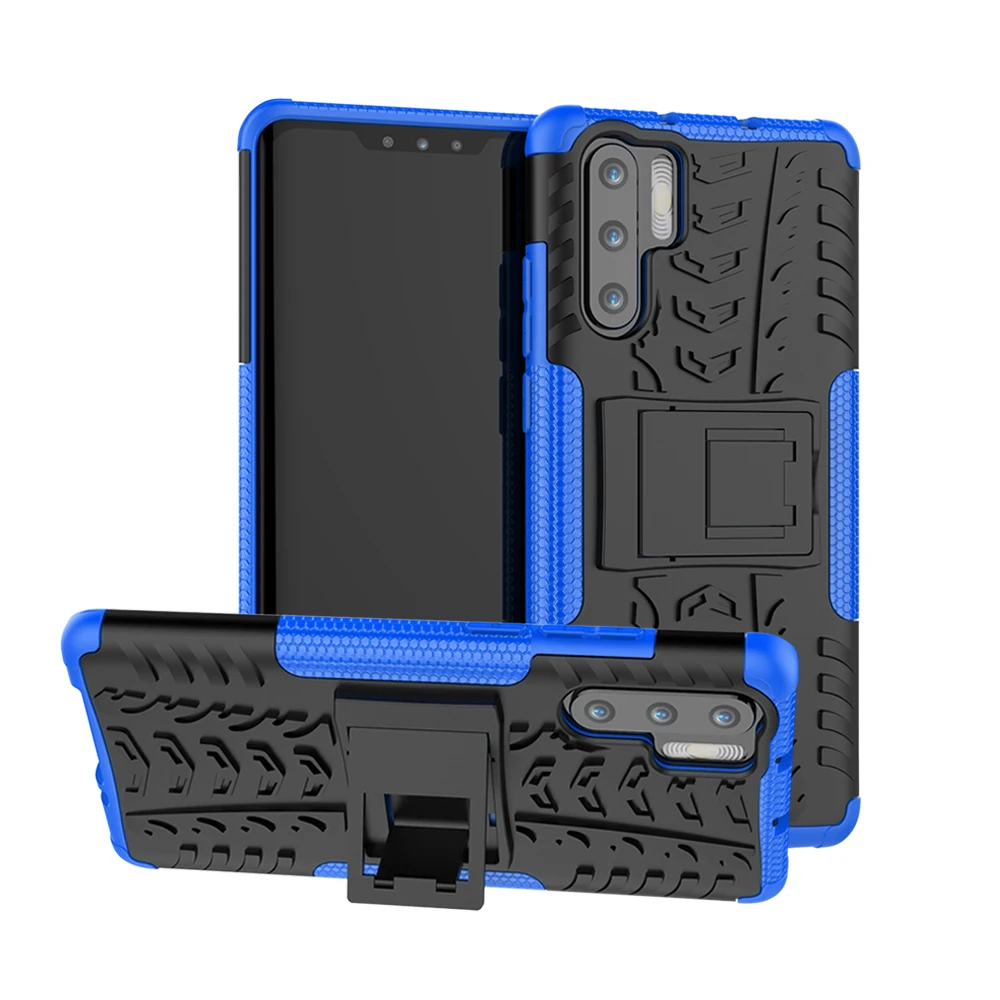 

Cover For Huawei P30 Lite P30 Pro P20 Pro Case Shockproof Armor Shell Hard Rubber Silicone Phone Case for Huawei P20 Lite Cover