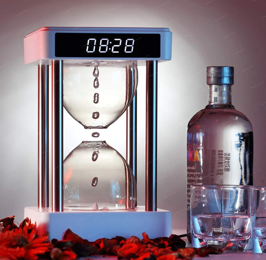 Anti Schwerkraft Schwebenden Wasser Tropfen Zeit Sanduhr Brunnen Lampe Hydra Educational Equipment Aliexpress 