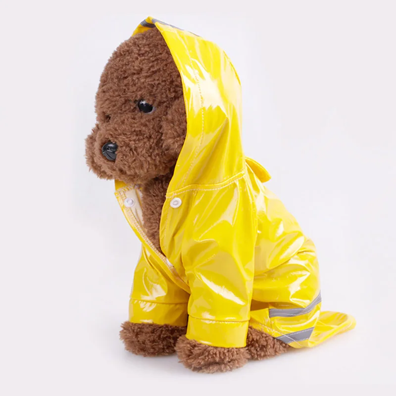 Щенок Pet дождевик S XL Толстовка на открытом воздухе Симпатичные Littele собака