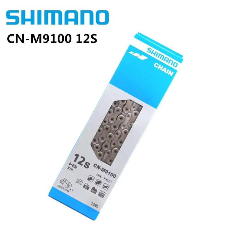 SHIMANO XTR 11/12 скоростная цепь для горного велосипеда MTB M9100 116L 126L 138L с быстрой связью
