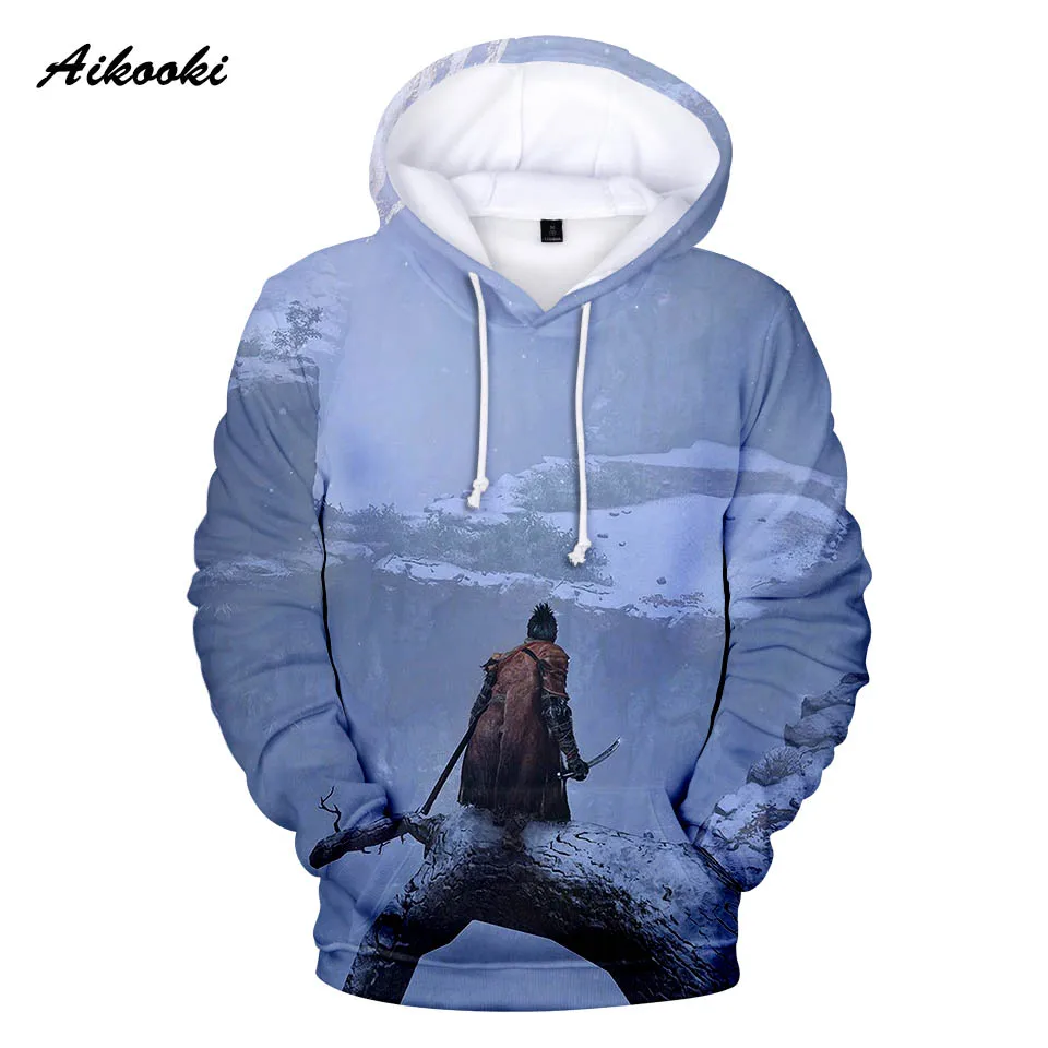 Aikooki 3D SEKIRO Shadows Die Twice толстовки для мужчин/женщин толстовки с капюшоном зимняя игра с капюшоном SEKIRO Shadows Die Twice polluverers