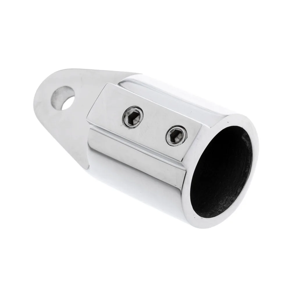 4 Pieces Eye End Cap Bimini Top Fitting Hardware 1'' Marine Stainless Steel