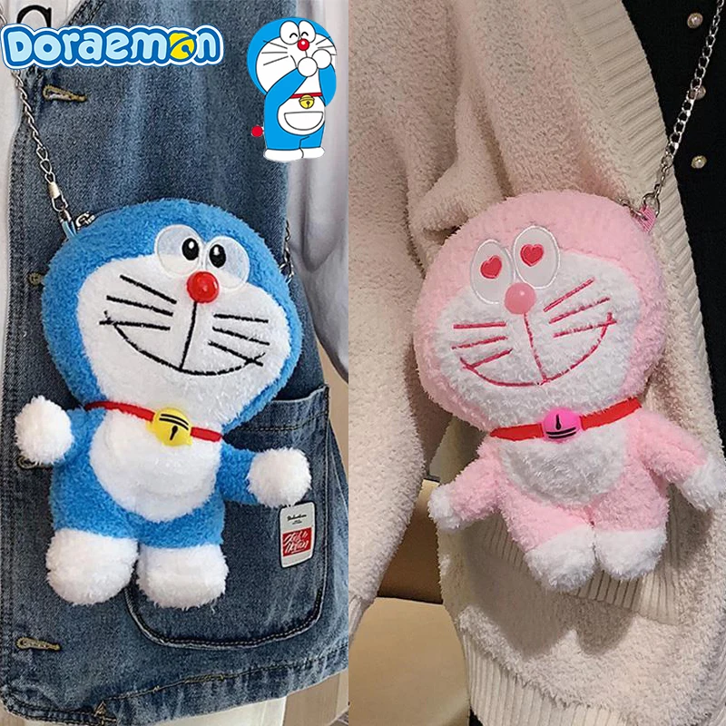 Плюшевые сумки-мессенджеры Doraemon Jingle Cat милые женские сумки-тоуты для девушек