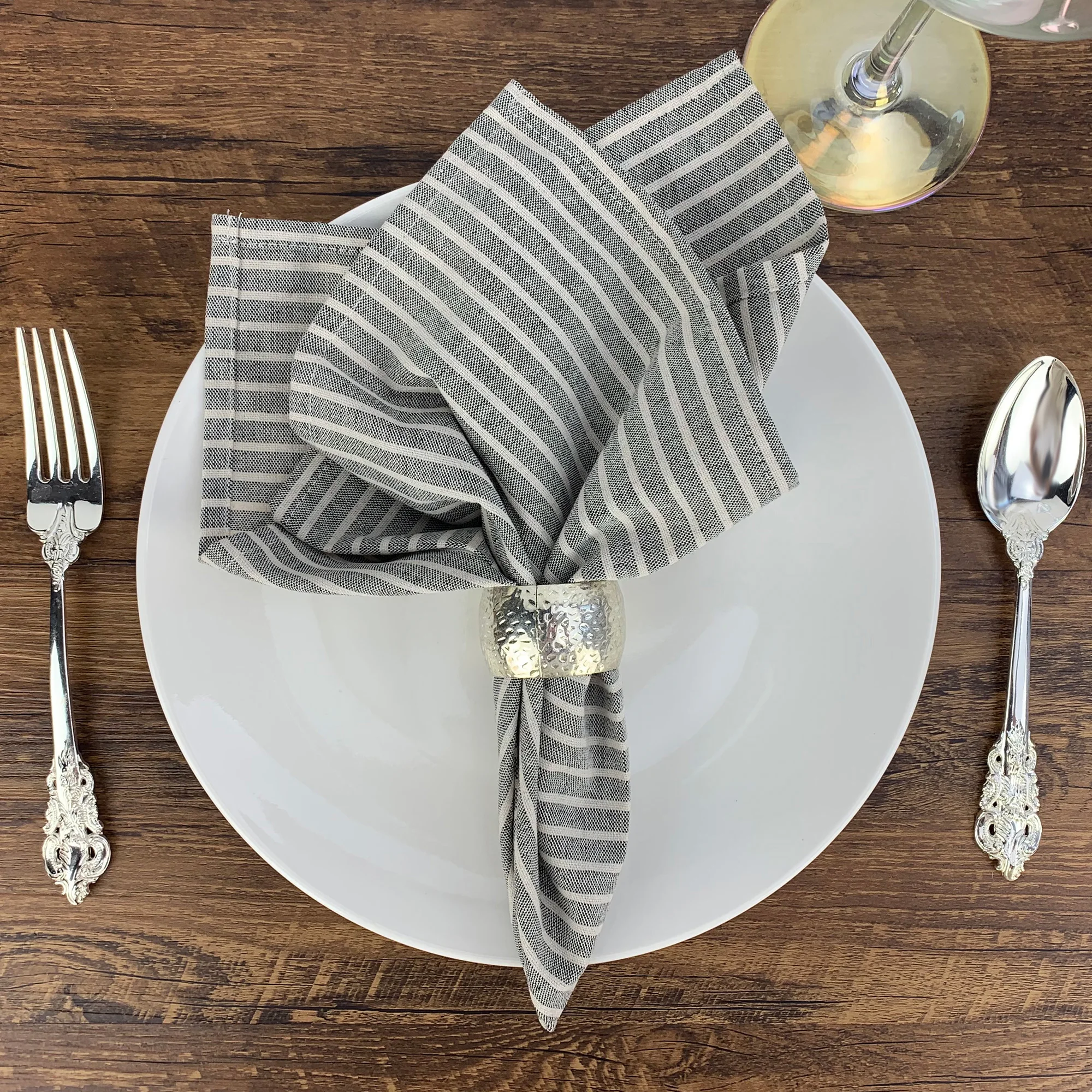 Cloth Napkins Set of 6/12, Cotton Dinner Napkins, Linen Napkins