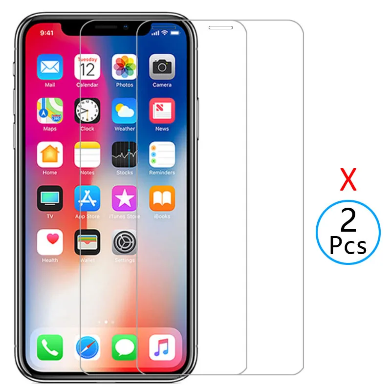case for iphone x cover tempered glass screen protector on i phone 10 ten protective coque bag iphonex 5.8 safety armor aphone | Мобильные