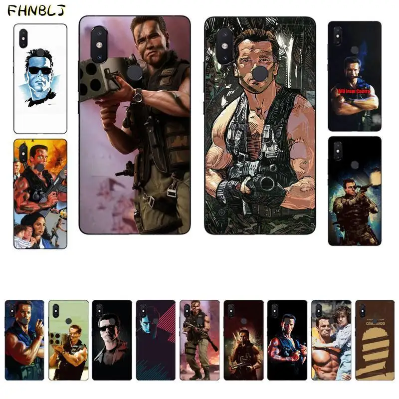 Чехол для телефона FHNBLJ Arnold Schwarzenegger Commando movie 1985 Xiaomi mi 5 6 plus 6x8 8se 8lite 9 9se 5x10 pro|Бамперы| |