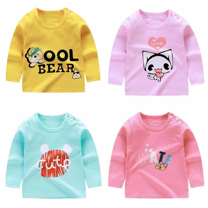 Новинка осень-весна 2019 детские футболки с длинным рукавом футболка для мальчиков