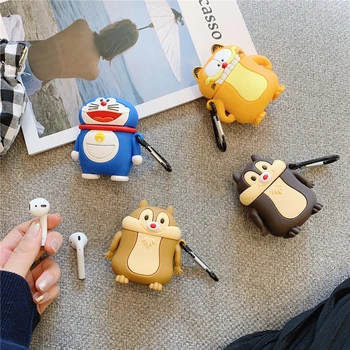 

For Apple Airpods 2 Airpods 1 Cover Cartoon Anime Mini Bluetooth Wireless Earbuds Case For Airpods 2 1 Earphone Charging Box