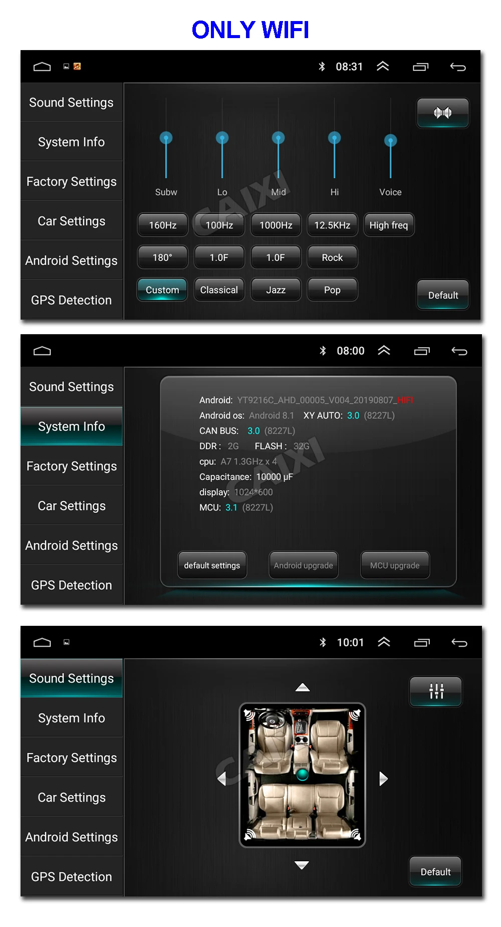 Caixi 10,1 дюймов 2Din Android 9,0 автомобильный Радио мультимедийный плеер для Honda Civic 2006-2011 Навигация gps dvd-плеер