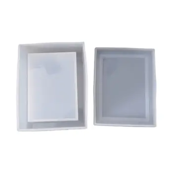 

DIY Tissue Box Crystal Epoxy Mould Daily Necessities Paper Car Tissues Case Silicone Mold