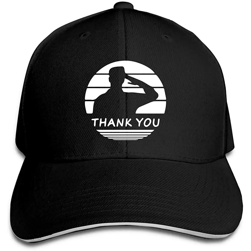 Мужская и Женская Бейсболка с надписью «Thank You Veterans»