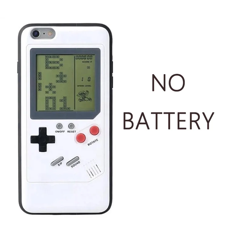 White Игровой чехол для телефона для iPhone 6, 6s, 7, 8 Plus, X, XS, XR, 11 Pro Max, Tetris, GB, Boy Play, чехол, усиленная защита, Fundas, розовый, видео, ретро, 8b - Цвет: White