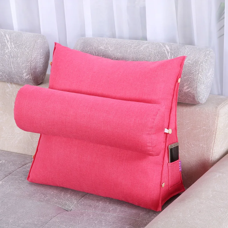 1 Pieza De Almohada De Color Sólido De Ocho Columnas Con Núcleo, Estilo  Moderno Y Simple