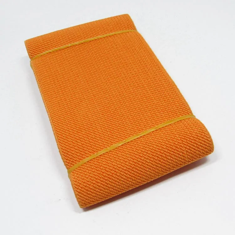 orange 2 м 7 см нейлоновая эластичная лента для шитья, мягкая кожная лента, нижнее белье, штаны, декоративная эластичная тесьма, косая вязка, ленты, Аксессуары для DIY - Цвет: orange