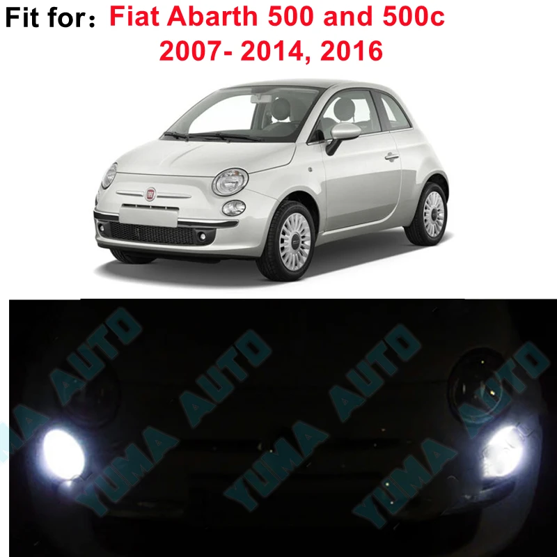 Veilleuses LED 7440 pour Fiat 500 Abarth