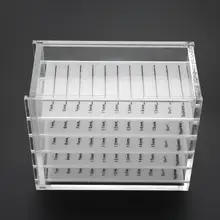 5 Layers High Quality Multifunction Tattoo Machine Pen Holder Storage Box False Eyelash Display Organizer Tattoo Transparent Box