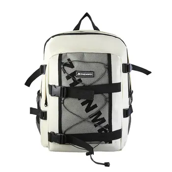 

Trendy student bag, leisure backpack, outdoor travel bag, large-capacity waterproof backpack, luminous hiking bag