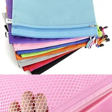 Bag Document-Bags Pencil-Pen-Case Zipper File-Folder A6 Paper A5 A4 Book Cloth Good Canvas