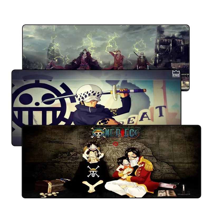  One Piece Notbook Computer Mousepad Overlock Edge Big Gaming Padmouse Gamer to Laptop Mouse For CSG