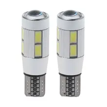 2021 nouveau 2 Pièces T10 194 W5W 5630 LED 10 SMD Canbus Sans Erreur Voiture Cale Latérale Lumières