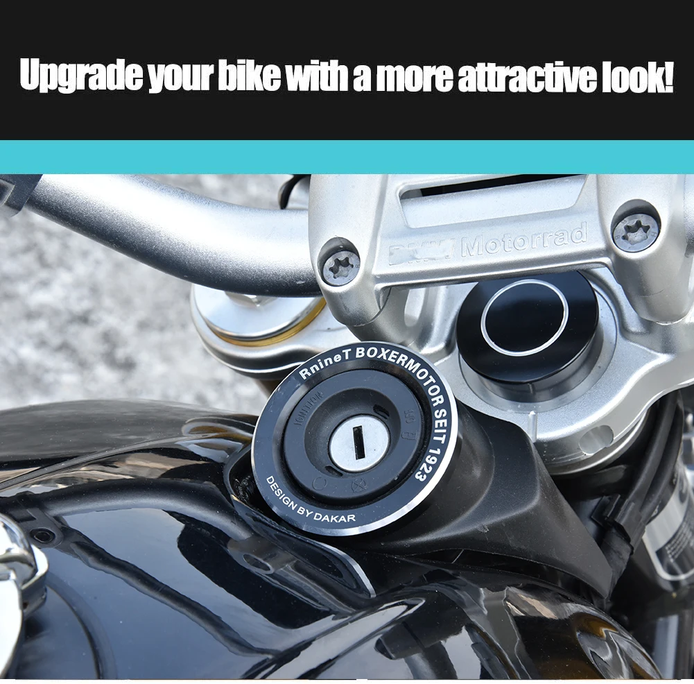 Ignition Key Ring Cover for BMW R NineT / Scrambler / Racer / Pure / Urban GS (2017–2023) 9 He0922399a94e46c3b9c39e0cf7bb5652r