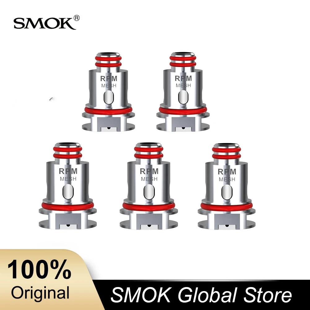 5PC RPM MESH 0.4ohm SMOK RPM80 Pro Pod Комплект питание с 5 мл стручки от одной батареи 18650 RPM80 RGC Pod электронная сигарета испаритель VS RPM80 RPM40 - Цвет: 5PC RPM MESH 0.4ohm
