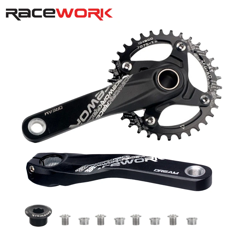Racework Gxp Crank Mountain Bike Crank Set 170mm/175mm Bicycle Crankset