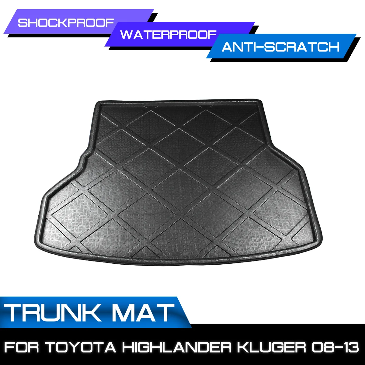Автомобильный напольный коврик для Toyota high Lander Kluger 2008 2009 2010 2011 2012 2013 защита от