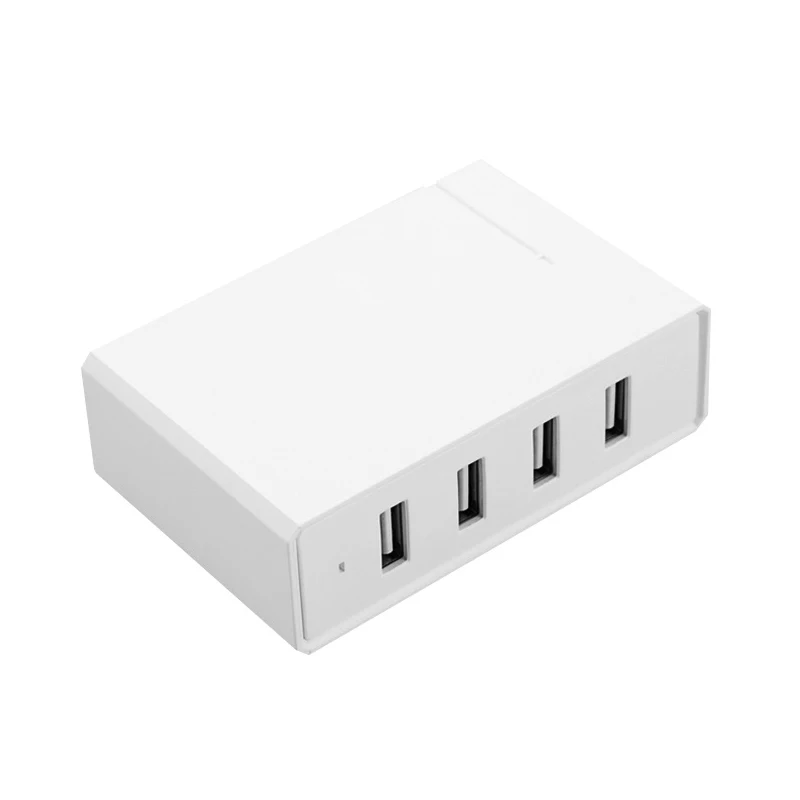 Мульти Порты и разъёмы Usb Зарядное устройство с подставка для мобильного телефона, 4-Порты и разъёмы usb-хаб быстрого настольная зарядная станция Usb адаптер(штепсельная вилка европейского стандарта