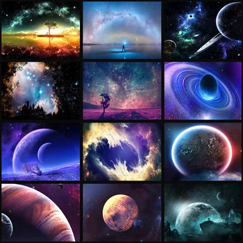 

full Diamond Embroidery 5D outer space star pictures FULL DIY Diamond painting cross stitch diamond mosaic decoration