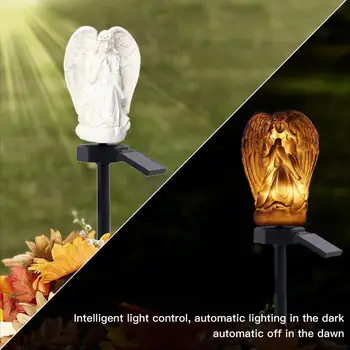 

LED Garden Lights Solar Angel Shape Night Lights New Arrival Solar-Powered Lawn Lamp Home Garden Creative Solar Lamps