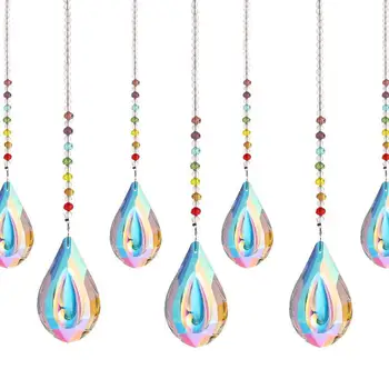 

2020 Stylish and Romantic Colorful Crystal Pendants Colorful Decoration Home Pendants Pendants L6U5