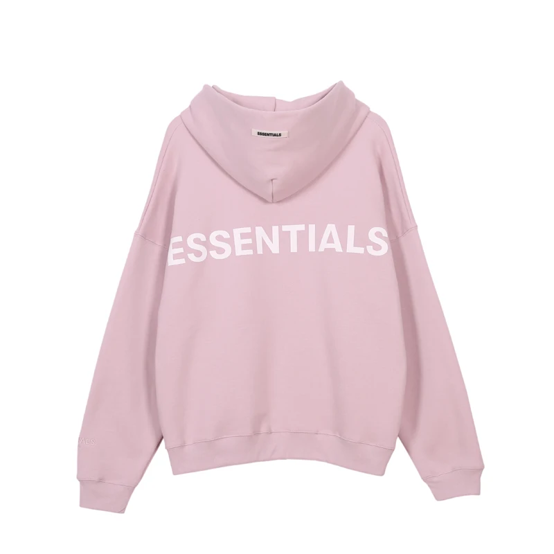 Толстовка в стиле хип-хоп, модная 3M, светоотражающий пуловер, толстовки с капюшоном, толстовки с вышитыми буквами, большие размеры - Цвет: Розовый