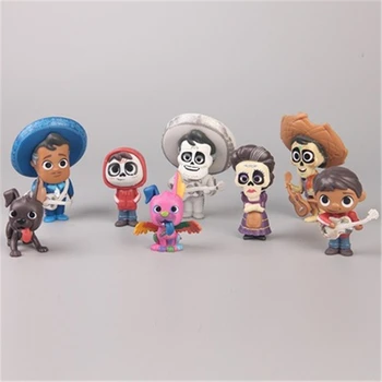 

8pcs Coco Disney Figures Anime Figurine Toy Miguel PVC Action Figure Model Mini Decoration Collectibles Toys for Children