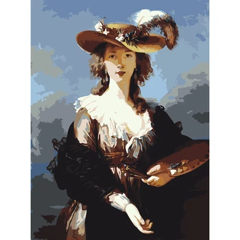 

Elegant Lady Hand Made Paint High Quality Canvas Beautiful Painting By Numbers Surprise Gift Great Accomplishment