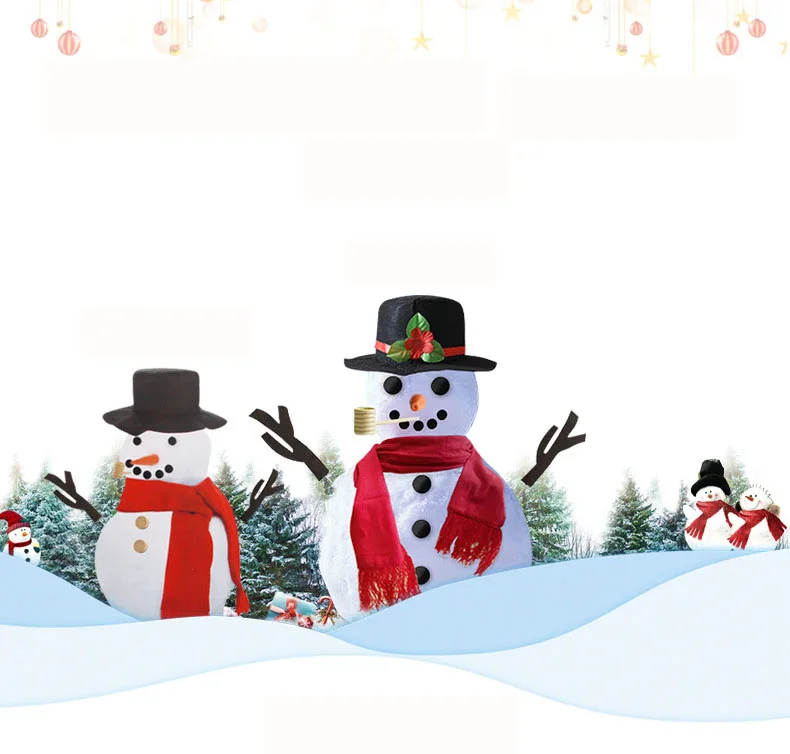 Christmas Decorations For Home Santa Claus Snowman Decor Xmas Party Merry Christmas New Year Gifts Home Supplies Gift