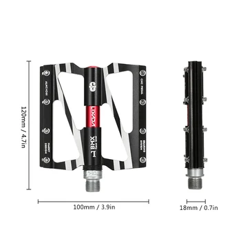 

Bike Bicycle Pedals MTB Mountain Road Bike Pedals Platform Lightweight CNC Aluminum Alloy Cycling Hollow Pedals