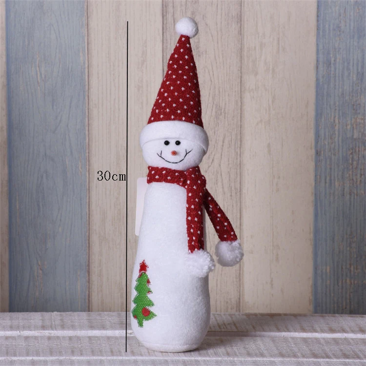snowman 260 Фигурки Санта-Клауса, снеговика, лося, куклы, рождественские украшения для дома, товары на год, рождественский подарок для детей, друг, Boze Narodzenie - Цвет: snowman 260