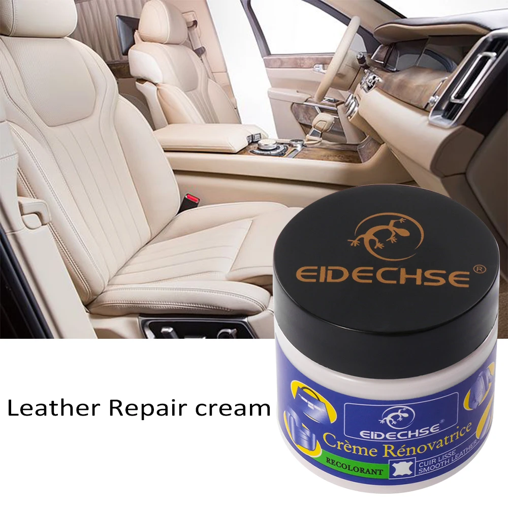 30/60g Leather Repair Cream Renew Car Seat Shoe Refurbishing Dye Color Restorer Quick Drying For Faded Worn Leather Cleaning Kit
