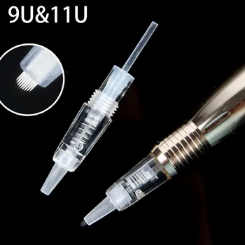 

10/50pcs Microblading Machine Needles 9U 11U Cartridge Tattoo Needles Eyebrow/Lip Permanent Makeup Accessories Supplies