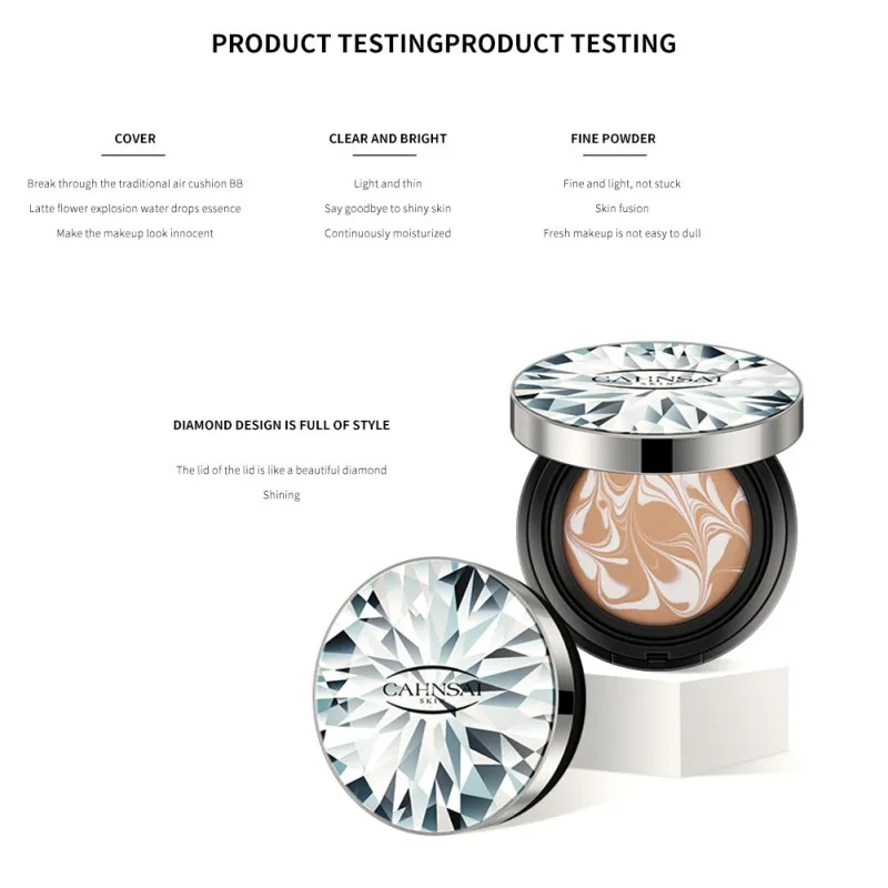 Air Cushion Foundation крем покрытие дефекты даже цвет кожи увлажняющий крем-основа Essence