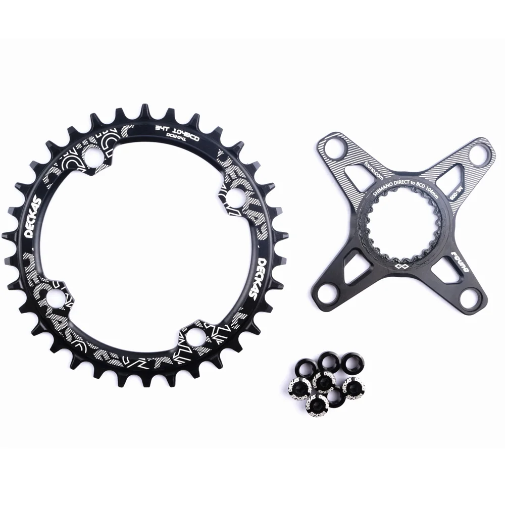 Shimano SLX M7100 XT M8100 170mm 175mm Crank Deckas 104bcd Chainring With Adapter Spider Converter Crankset For Shimano 12 Speed bike chainring bike crank bike crankset bicycle parts